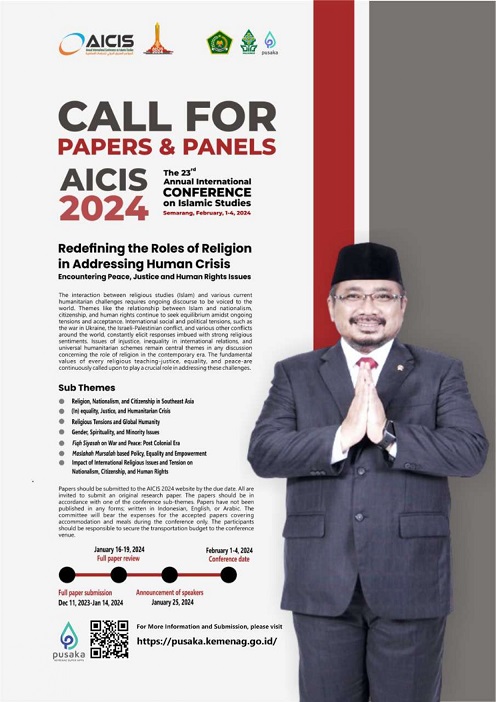 CALL FOR PAPERS & PANELS AICIS 2024