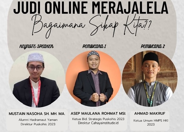 #StopJudiOnline, Puskohis UIN RM Said Surakarta Adakan Diskusi Ilmiah Pakar Hukum & Syariah
