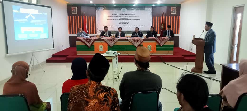 Sukses Pertahankan Disertasi, Dariyanto Peroleh Gelar Doktor Bidang Manajemen Pendidikan Islam di UIN Raden Mas Said Surakarta