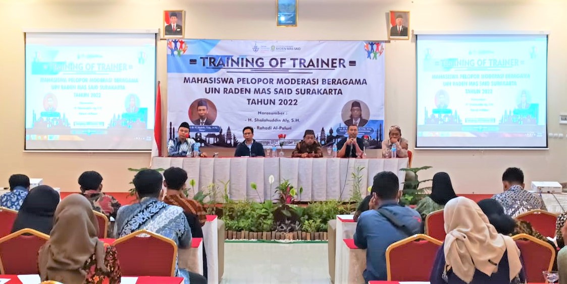 Training Of Trainer Mahasiswa Pelopor Moderasi Beragama, Rektor: Menaikkan Level Pemikiran Mahasiswa dan Memahami Perbedaan