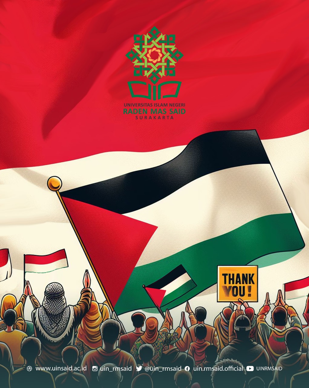 UIN RM Said Tutup Donasi Terbuka Untuk Palestina